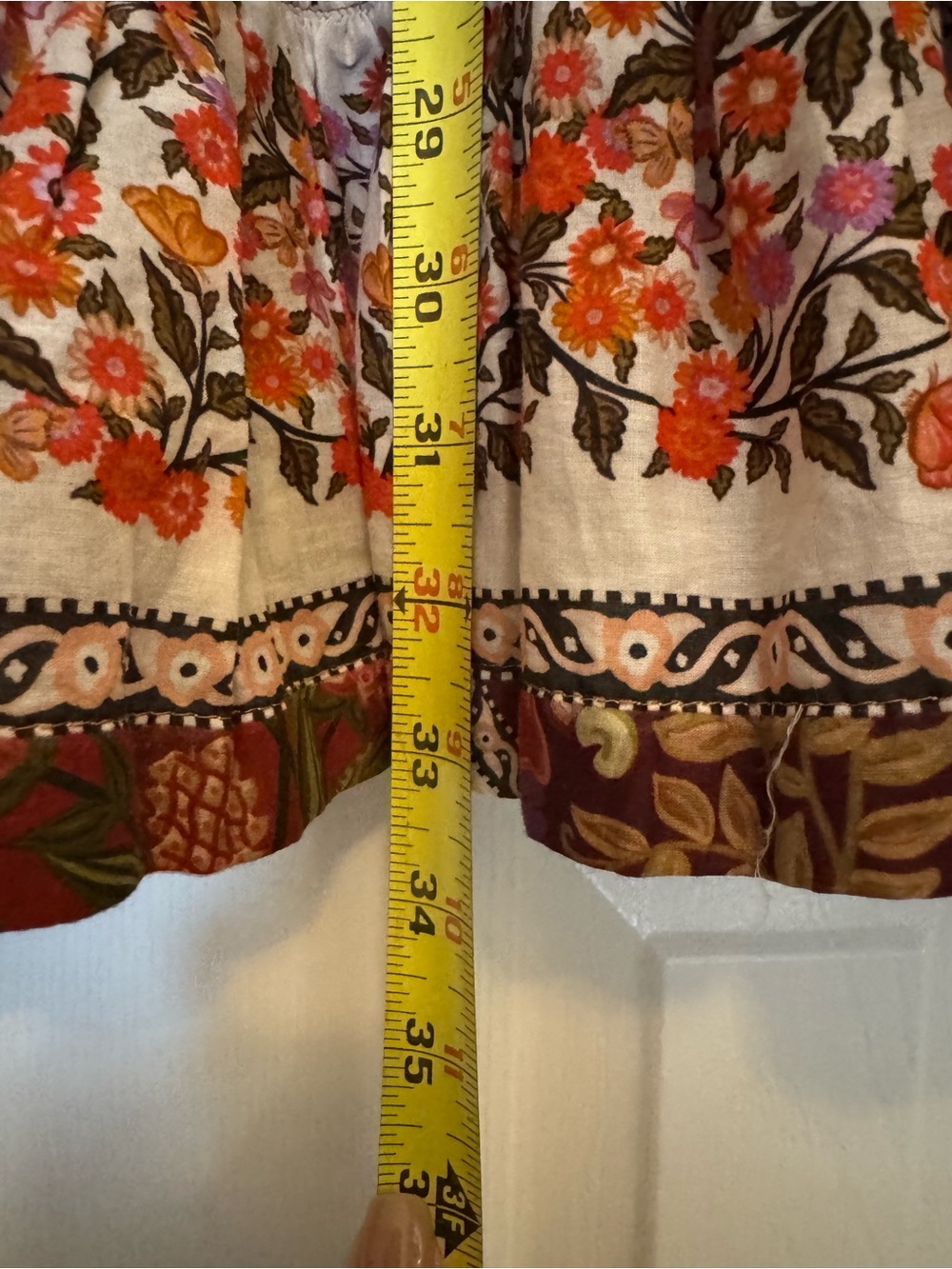 FARM Rio Pink, Red, Orange & Gold Floral Mini Dress - Picture 11 of 11